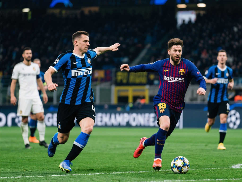 国米与巴萨历史对决：18次交锋中，国米的表现如何？